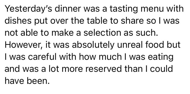 WhatsApp message from a coaching client